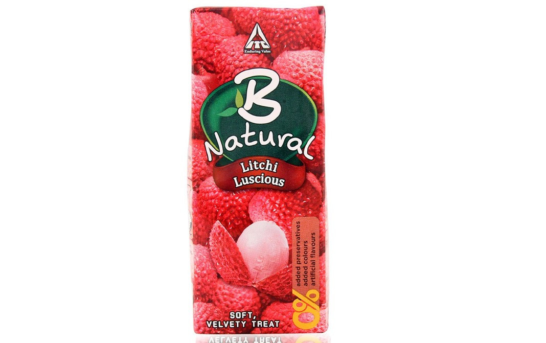 B Natural Litchi Luscious    Tetra Pack  200 millilitre